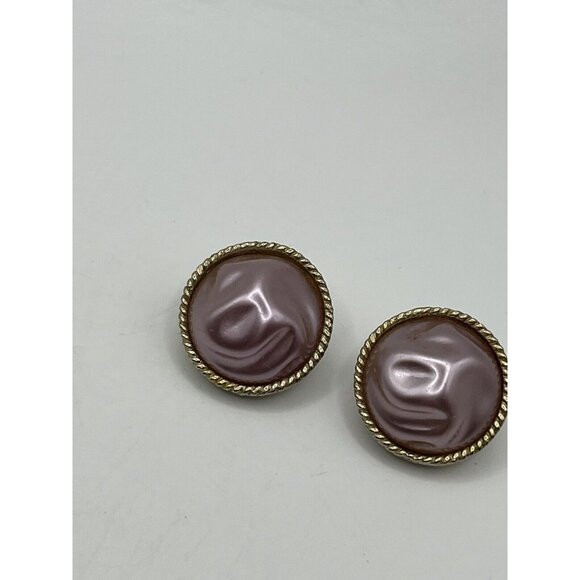 Exquisite Lot Of 5 Vintage Clip-On Earrings VERY PRETTY , SEE ALL - Picture 12 of 16